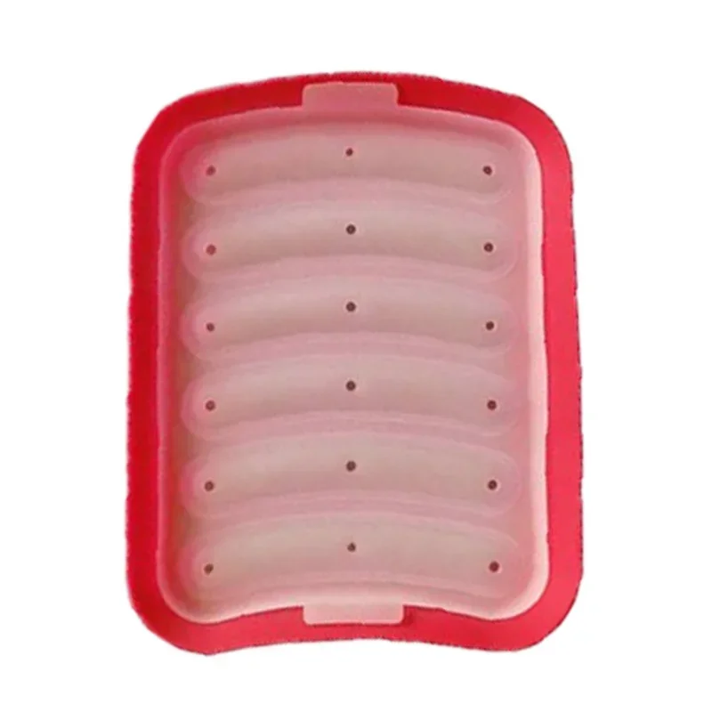 Silicone Sausage Maker Mold DIY Silicone Handmade Hamburger Hot Dog Mold Reusable Kitchen Accessories Gadget for Cake Baking Pie