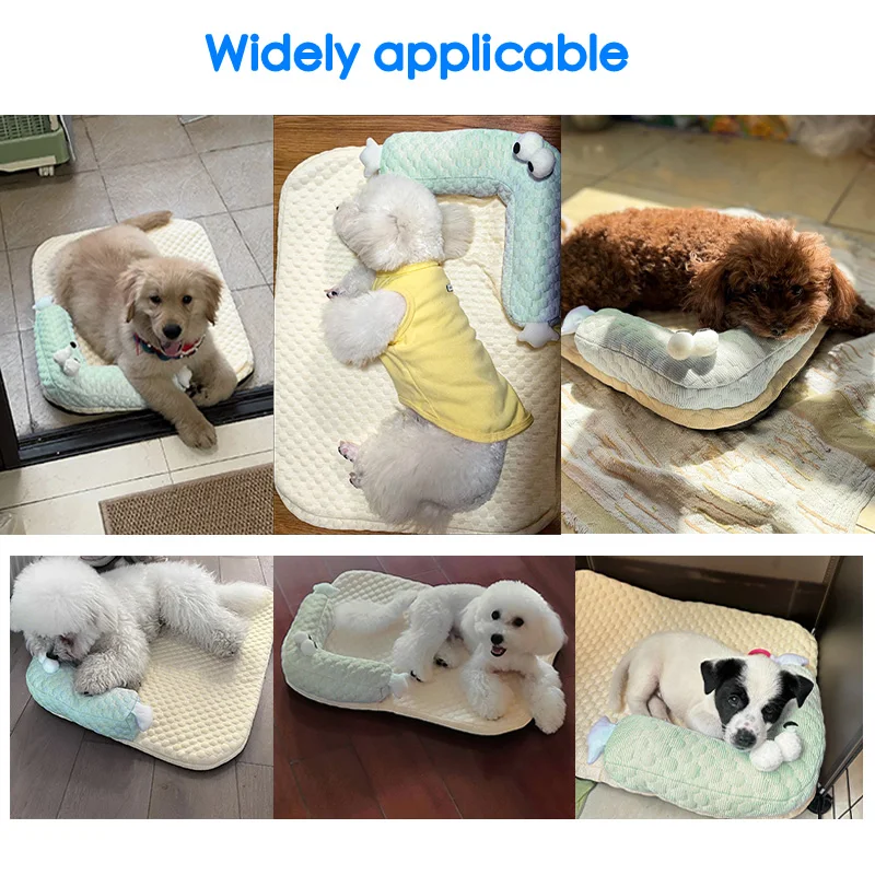 Ice Silk Cooling Orthopedic Pet Bed 5