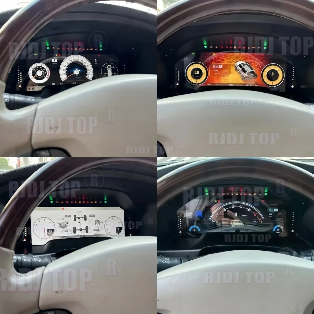 For Nissan Patrol Y61 2006-2022 Armada Car Digital Cluster Dashboard Speedometer Android Auto Radio Stereo Multimedia Player