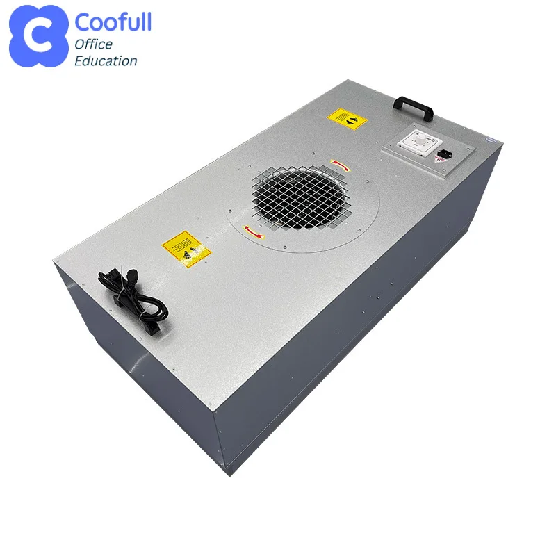 COOFULL  purification FFU fan filter unit adopts German EBM motor EC technology to control ultra-efficient filtration
