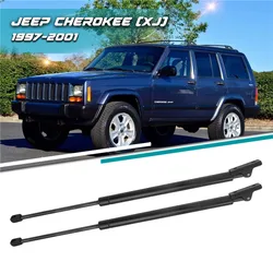 Puntal de elevación de puerta trasera para Jeep Cherokee (XJ), escotilla de 2 piezas, 1997, 1998, 1999, 2000, 2001, accesorios