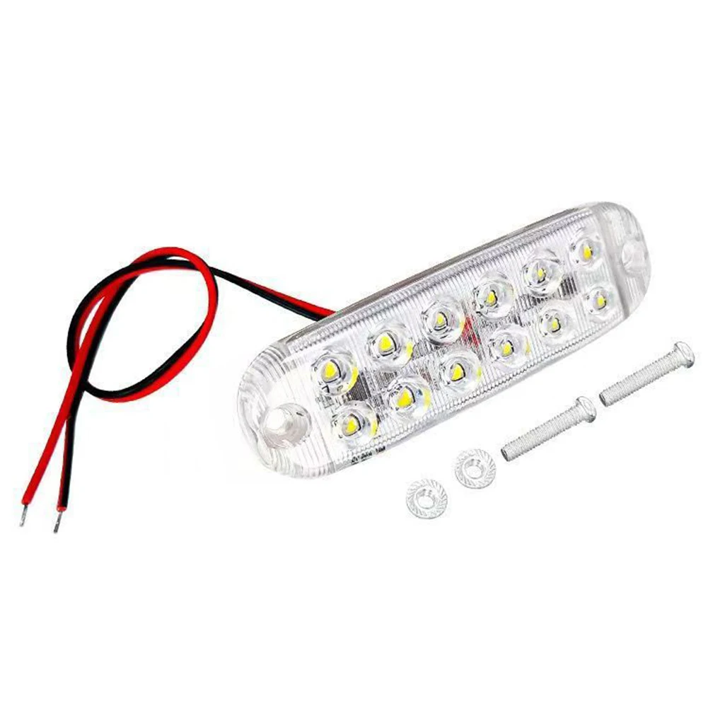 LED Position Tail Light For Trailers Air-conditioning Installation 12-80V Signal Light Screw Mount Installation