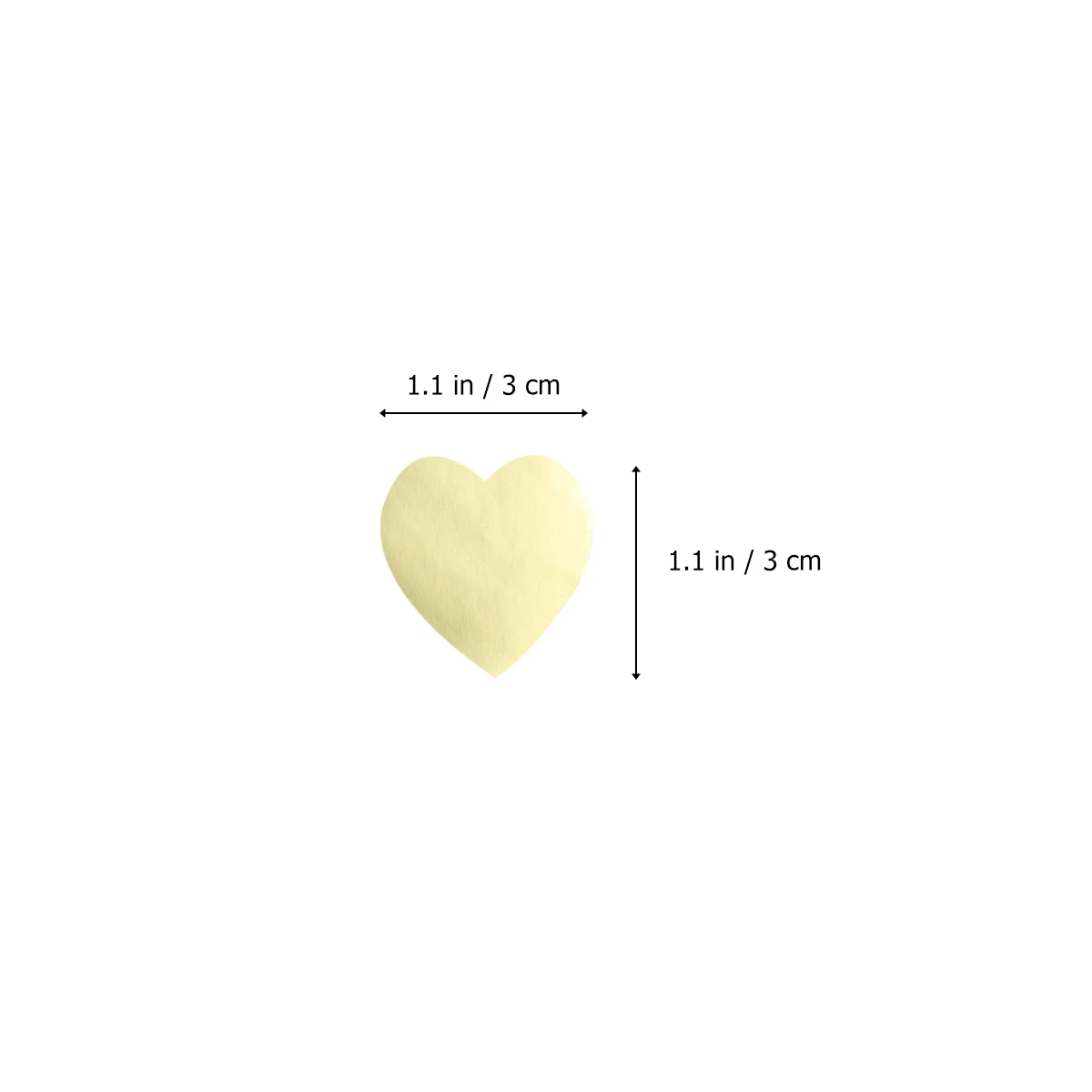 

Heart Shaped Labels Sealing Stickers for Valentine Decor Heart Sealing Sticker Golden Bag Tags Candy Biscuit Packaging