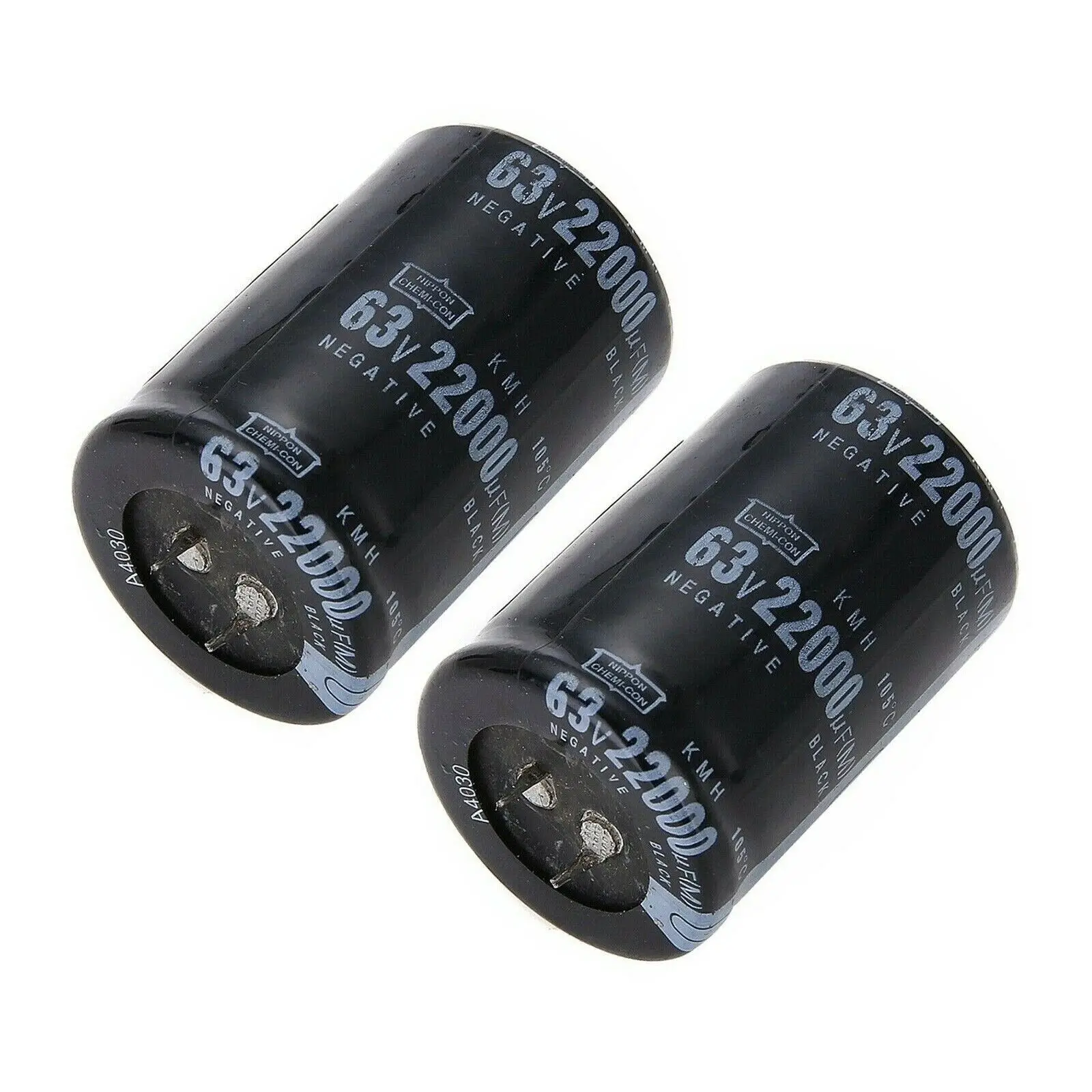 2pcs 63V 22000UF Aluminum Filters Electrolytic Capacitor 35x50mm