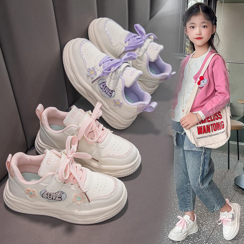 

Women's 2025 NEW Thick Bottom Fashionable and Versatile Sneakers Breathable Sports Flat Shoes Style Spring Autumn