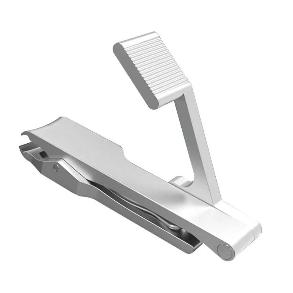 Durable Stainless Steel Nail Clipper Foldable Design Mini Nail Cutter Sharp Blade Cuticle Trimmer Travel Carrying
