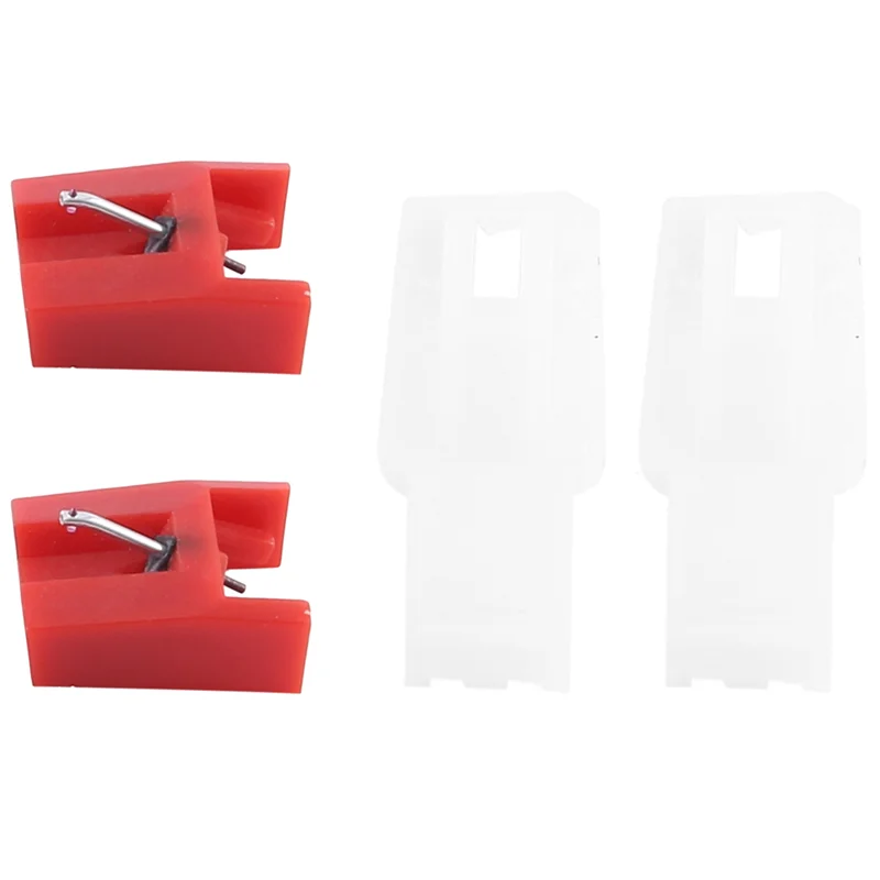 HFES 2PCS Turntable Stylus Dynamic Magnetic Needle Record Player Vinyl LP Gramophone Replacement Parts