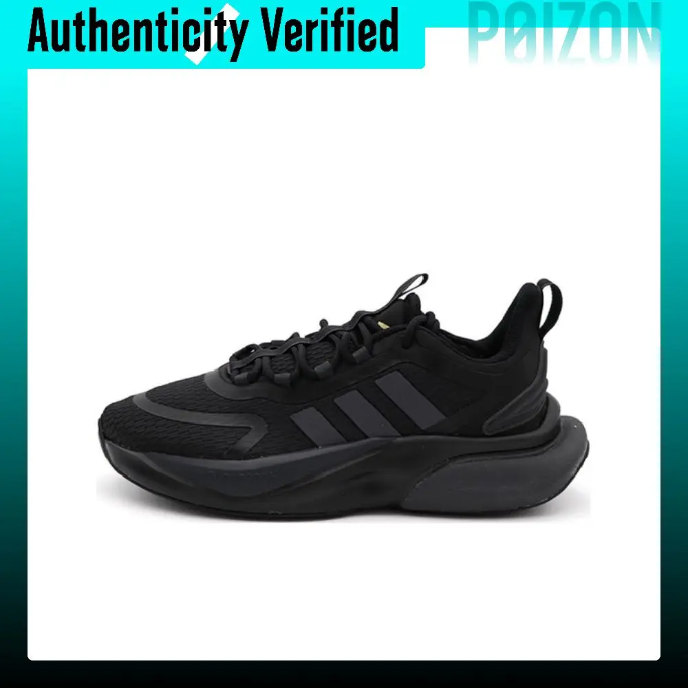 adidas-alphabounce-pu-textile-synthetic-leather-cushioning-slip-resistant-low-top-running-shoes-women's-black-hp6149