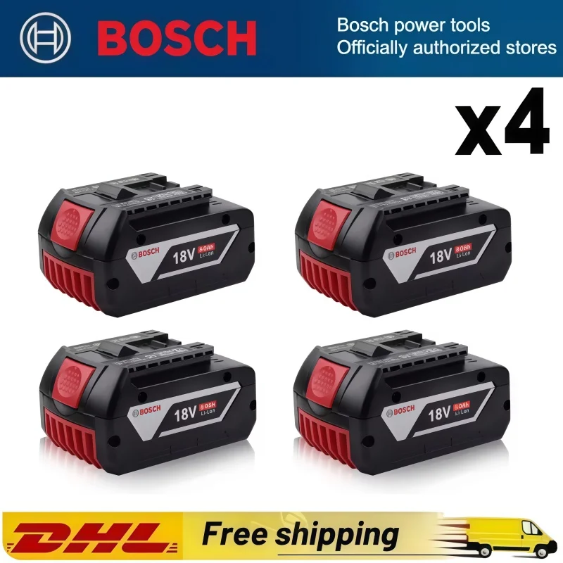 100% original-Bosch 18V battery, 18V and 6000mAh backup batteries, Draadloze professional system, BAT609 BAT618 GBA18V80 tool ba