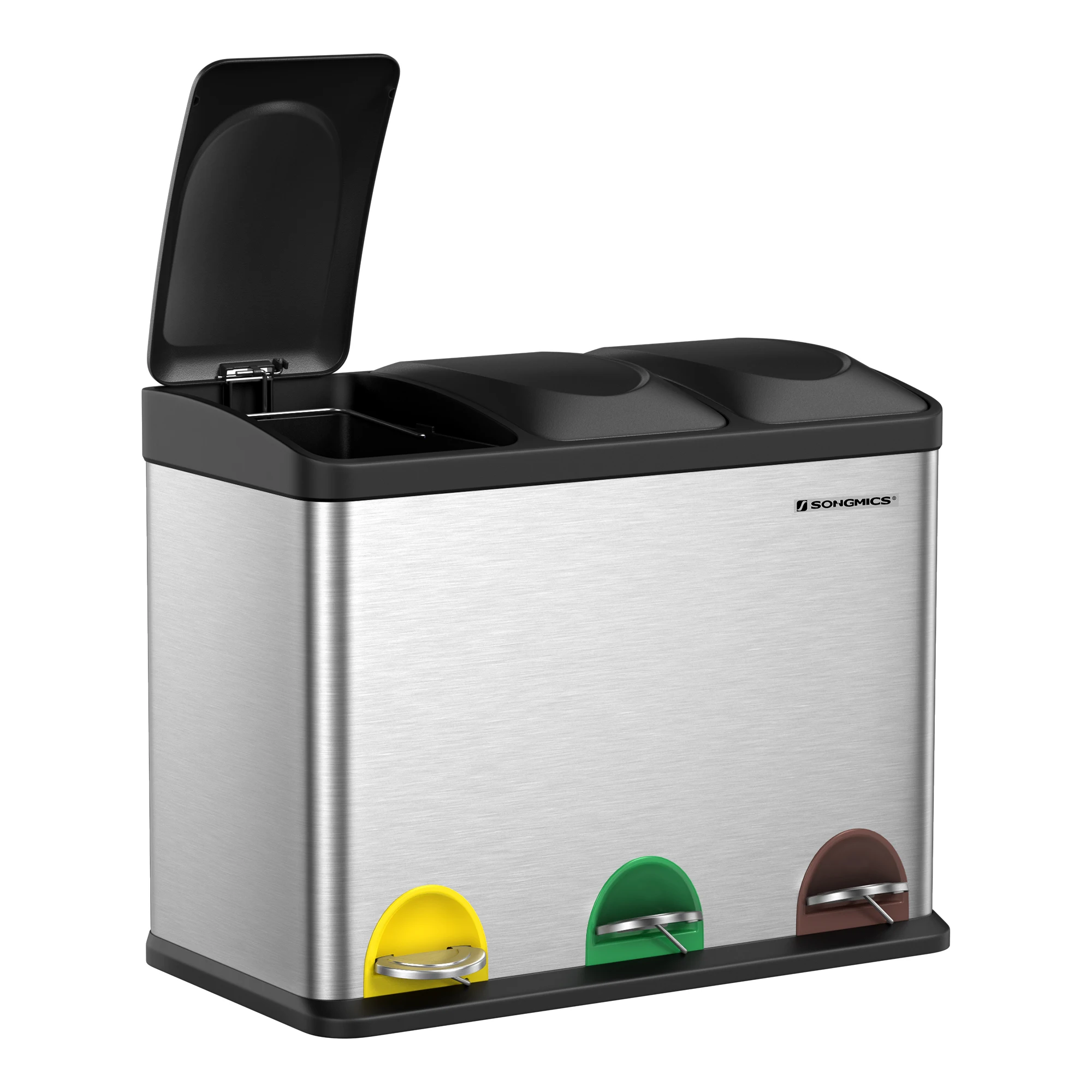Stainless Steel 45L Step Trash Can