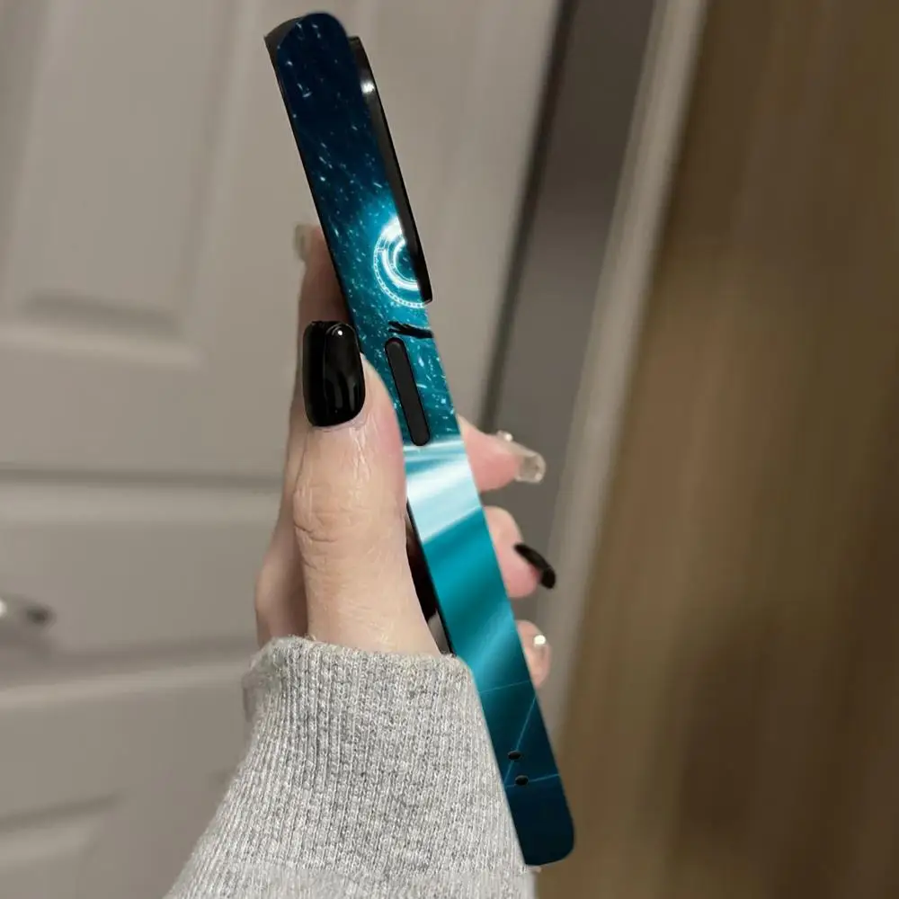 حافظة هاتف فيلم الخيال العلمي المستقبلي مزدوج الطبقات 2 في 1 حافظة لهاتف آيفون 16 15 برو ماكس 14 13 برو 12 11 plus أغطية سامسونج S #6