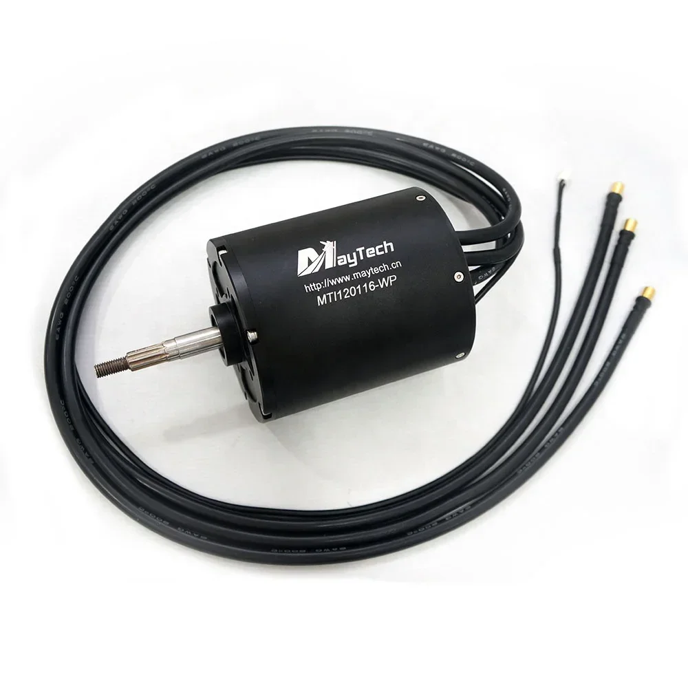 

Maytech 120116 Inrunner Brushless 200KV 18.8KW IP68 Waterproof Jet Engine Diy Efoil Hydrofoil Boat Swim Dive Gear Accessory