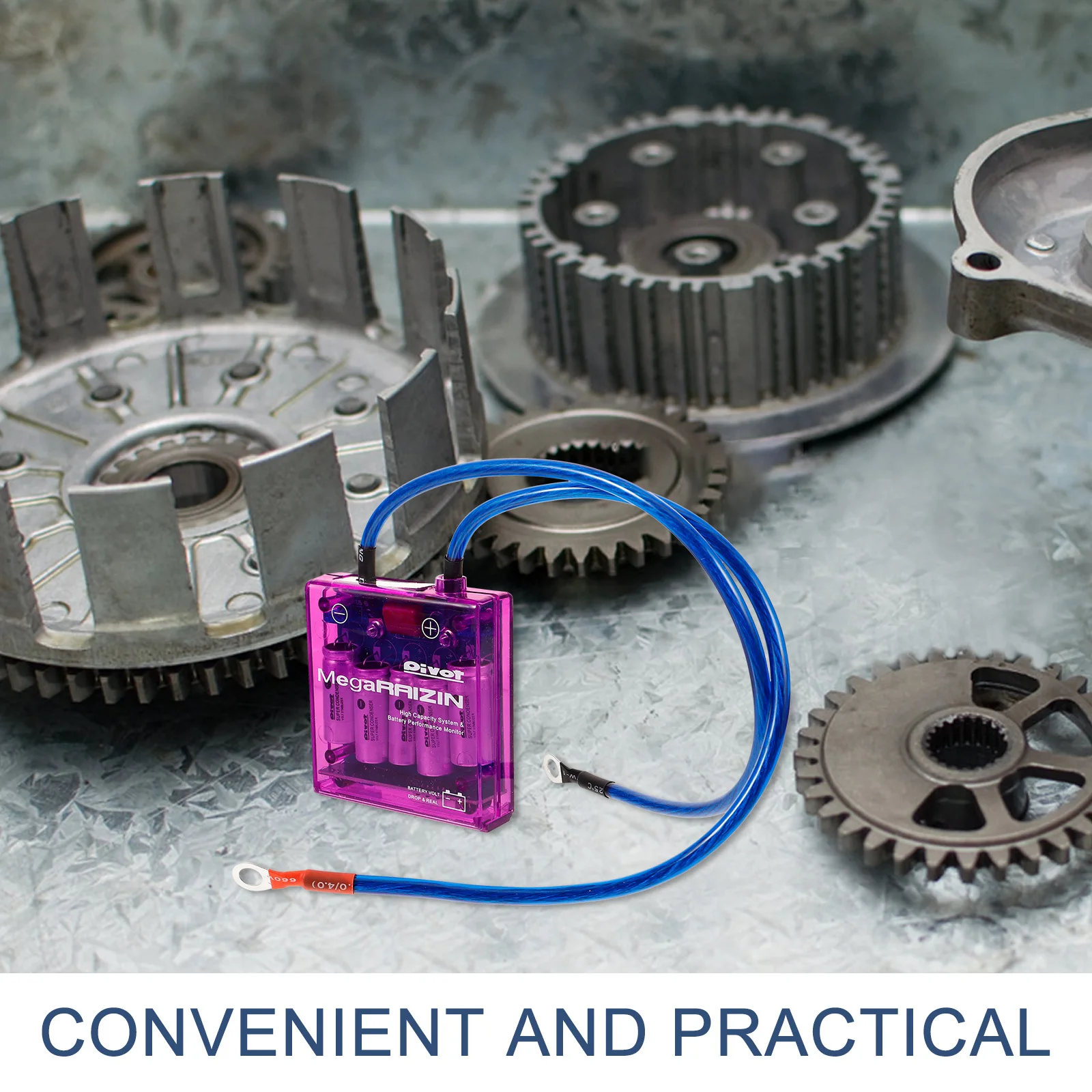 

1Set Electronic Rectifier Digital Voltage Stabilizer Automotive Voltage Regulator Kit with 3 Ground Wires Real-Time Display