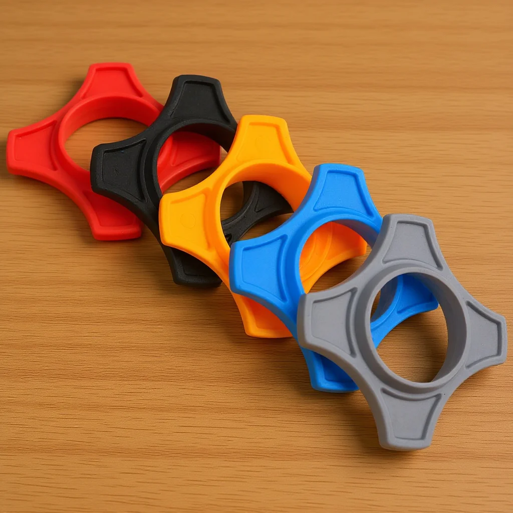 5Pcs Silicone Microphone Ring Anti Slip Protector with Hexagonal Design for Secure Grip on Desk for Ktv Live Show and Conference