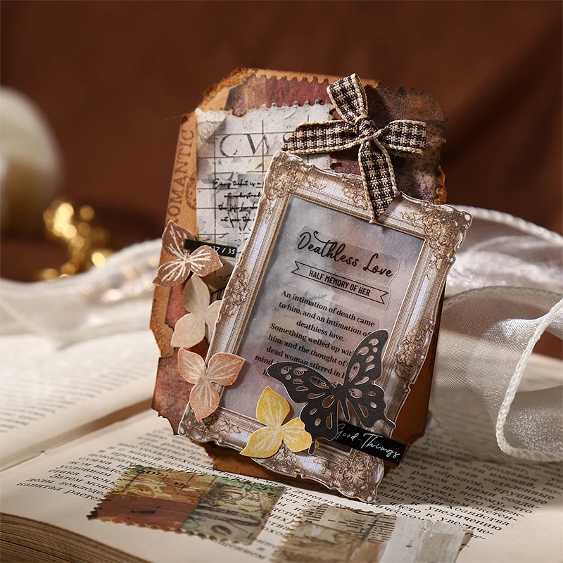 Journal GO 10 pezzi Taccuini memo Materiale Carta Il dimenticato Reply Versatile diario spazzatura Scrapbooking Decor Carta di sfondo
