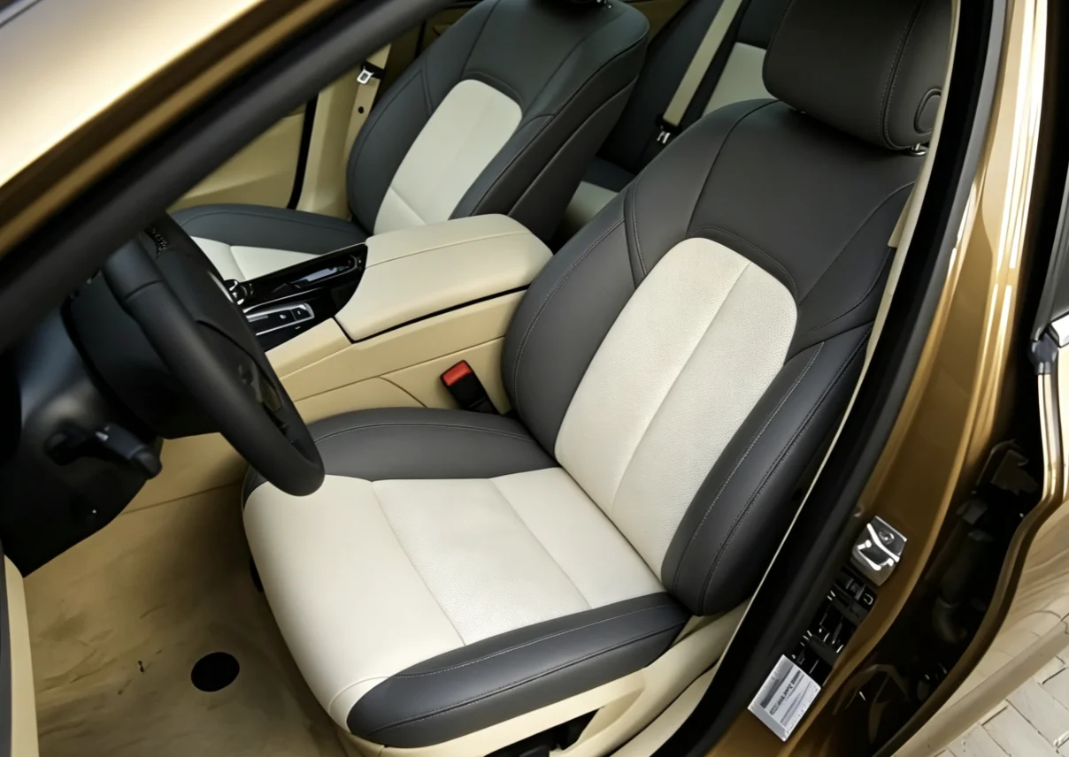 Für BMW F11 2010~2017 Maßgefertigte Autositzbezüge Luxuriöses Nappaleder 100% Passgenau Innenraumzubehör 360 ° Vollständige Abdeckung – Detail 9