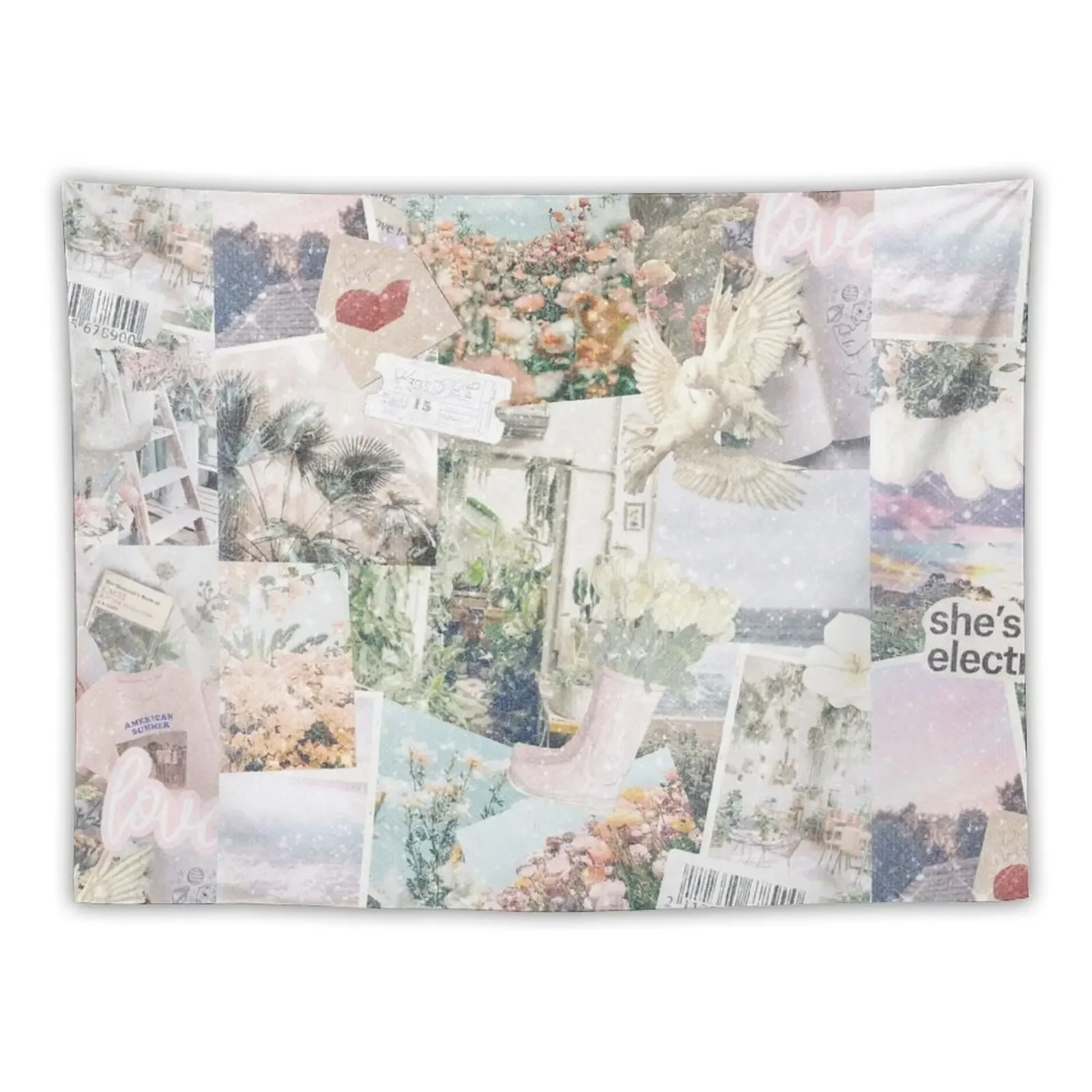 

Pastel Aesthetic Collage Tapestry Home Decorations Wall Hangings Decoration Aesthetic Home Decor Tapestry