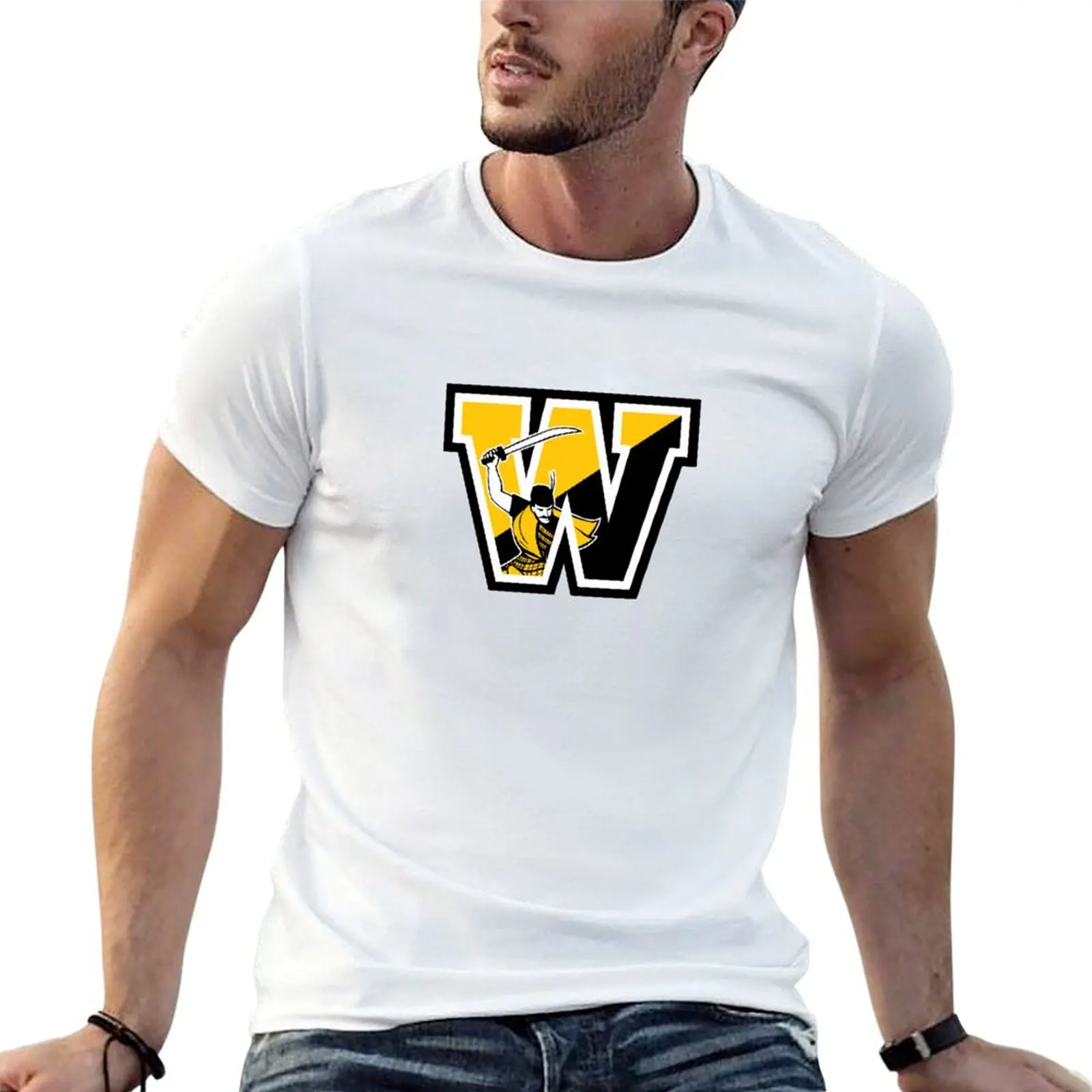 The College of Wooster fighting scots T-Shirt Basic Crew Neck Short Sleeve Top