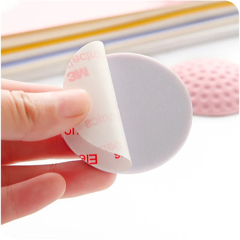 Nệm Cao Su Mềm Bảo Vệ Tường Tự Dính Chặn Cửa Golf Để Tạo Hình Cửa Fender Dán (Trắng/Xanh Dương/Hồng/Xanh/Tím)