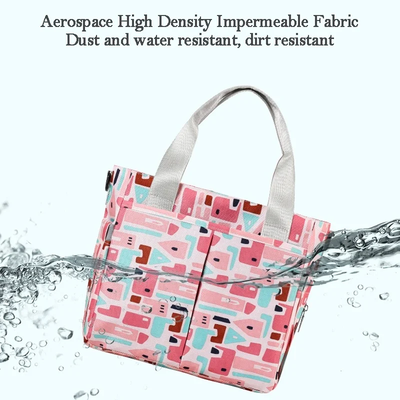 Baby Diaper Bag Waterproof Mummy Bag Large Tote Bag Multi-functional Handbag Mother Outing Bag