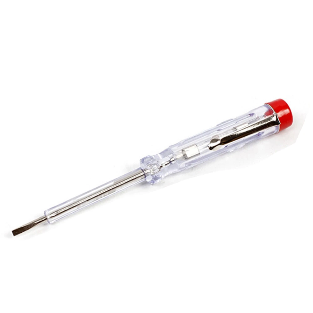 Testador de corrente 100-250v, testador de tensão elétrica de fase, caneta elétrica induzida, detector de chave de fenda, caneta de teste de sonda, imperdível com 10 peças