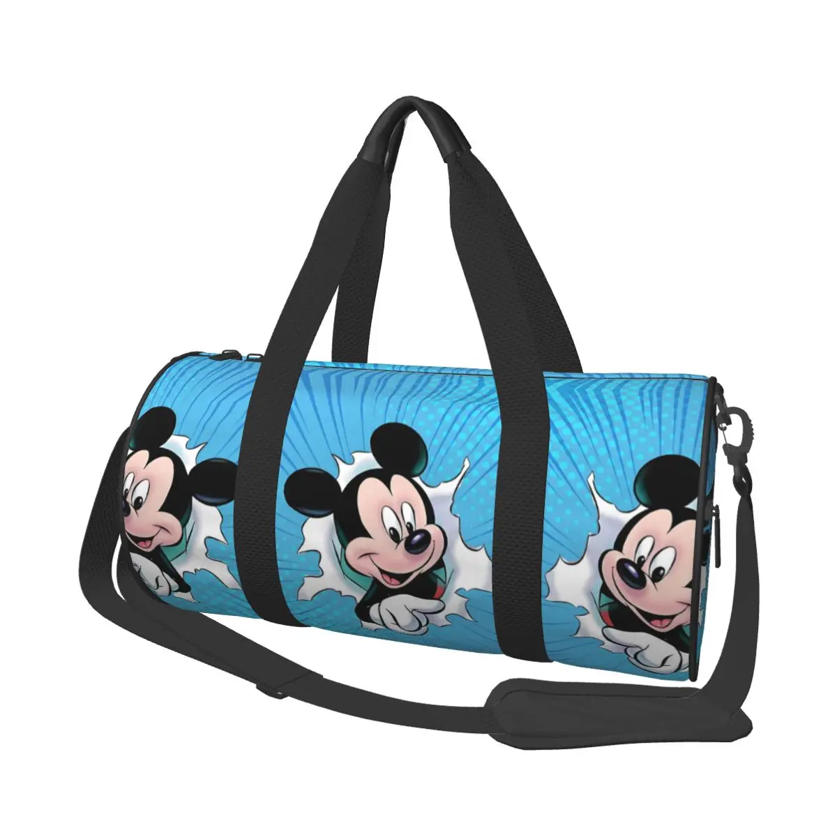 

Custom Mickey Mouse Beach Tote Bag Women Cartoon Character Big Compartment Beach Gym Travel Bags