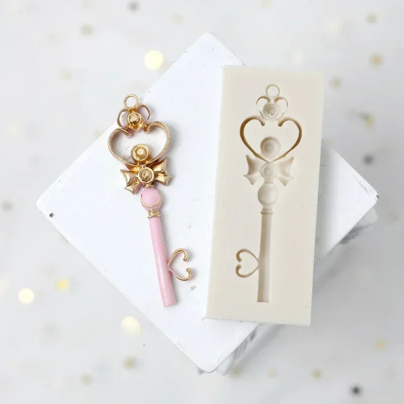 Magic Wand Silicone Crystal Dropping Gule Molds Form Arts Craft Carving Pottery Ceramic Tool DIY Handmade Clay Tools