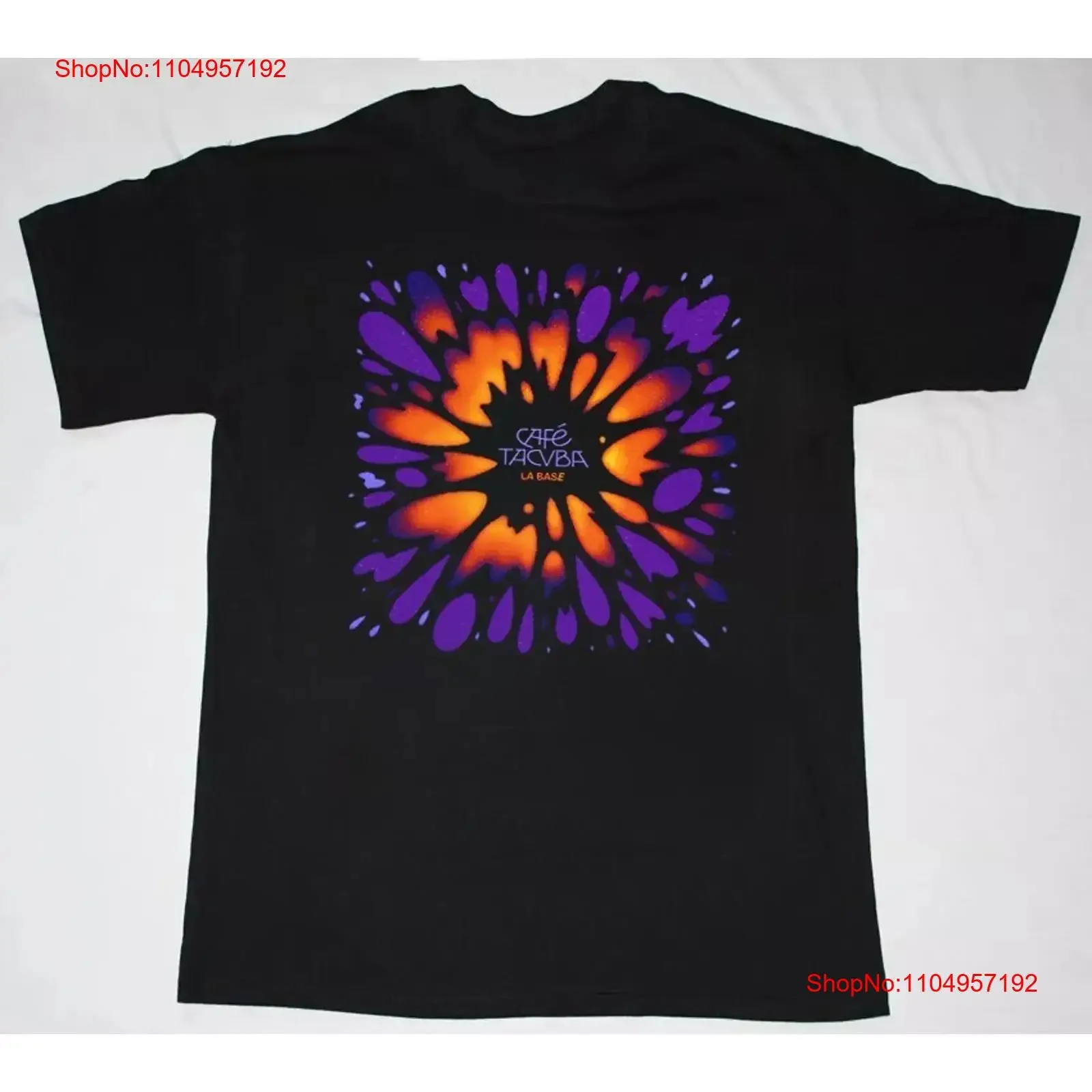 

Café Tacvba Lu Base Black Cotton Full Size To 5XL T Shirt KK1609 vintage Washed Casual Unisex Versatile homme Comfortable