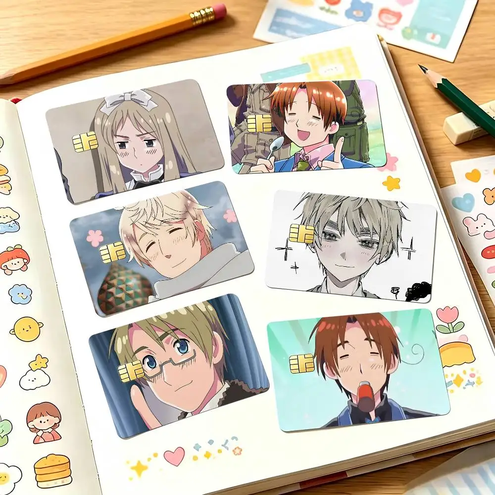 Hetalia Axis Powers Art Print Credit Card Skin Waterproof PVC Bank Card Decal