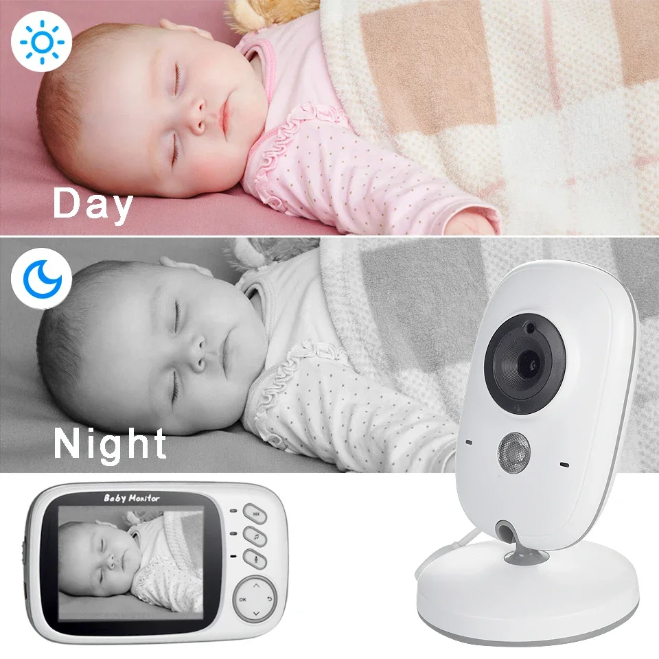 VB603 Baby Monitor with Camera 3.2 Inch LCD Electronic Babysitter 2 Way Audio Talk Night Vision Video Radio 2025 Camera Hot Sale