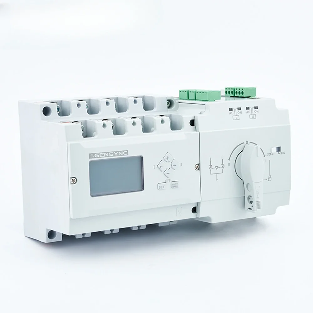 Diesels Generator Dual Power Three Phase Automatic Transfer Switch ATS 63A 100A 125A 250A 630A 1000A ATS SLS3-125B 4p