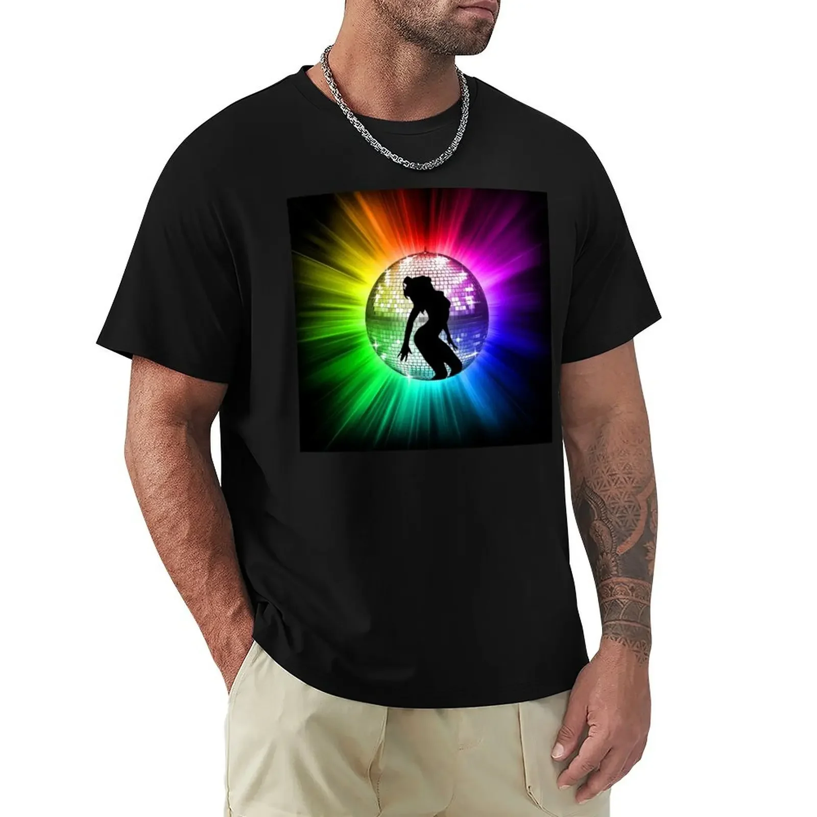 Kylie Disco Ball T-Shirt man clothes anime figures plain black t shirts men