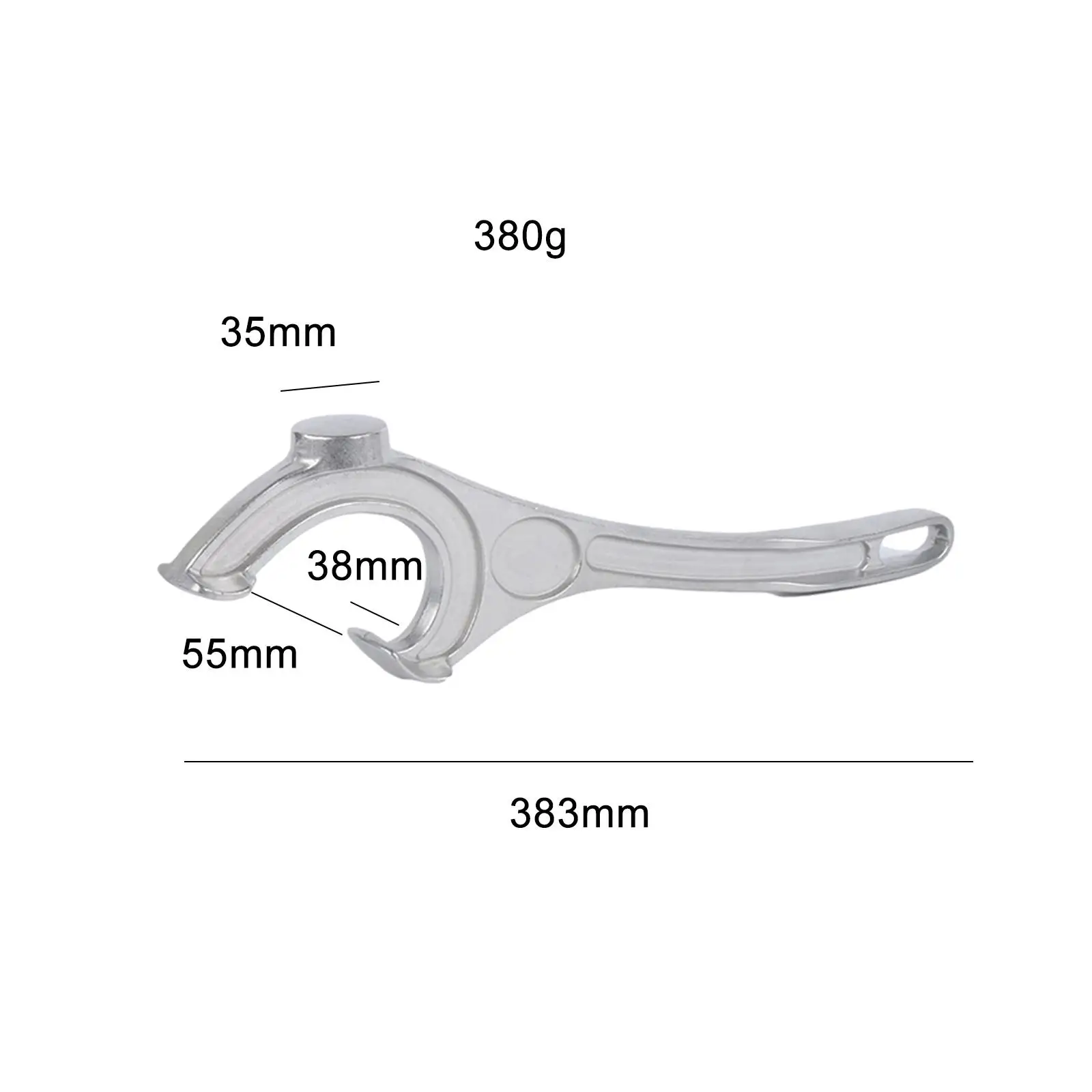 Eimeröffnerschlüssel Mühelos Werkzeug zum Öffnen von Honingeimern aus Aluminiumlegierung