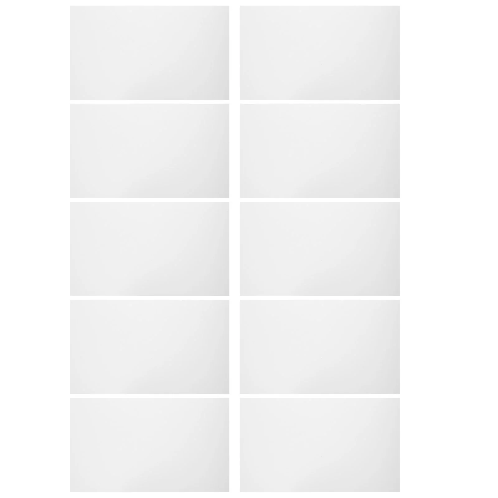 

10 Sheets Blank Calligraphy Paper Raw Rice Cardboard for Painting Brush White Thick Xuan