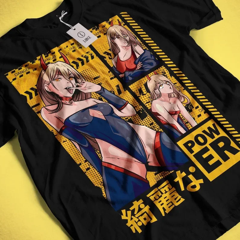 Sexy Power Chainsawman Anime Shirt,  Power