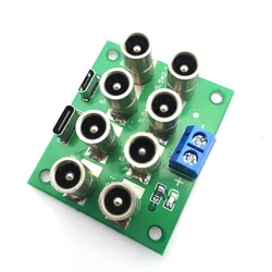 USB-C Micro to DC 5.5*2.1mm High Current 5521 Multi Head Power Supply Base Test Board Distribution Board Hub Parallel Connection