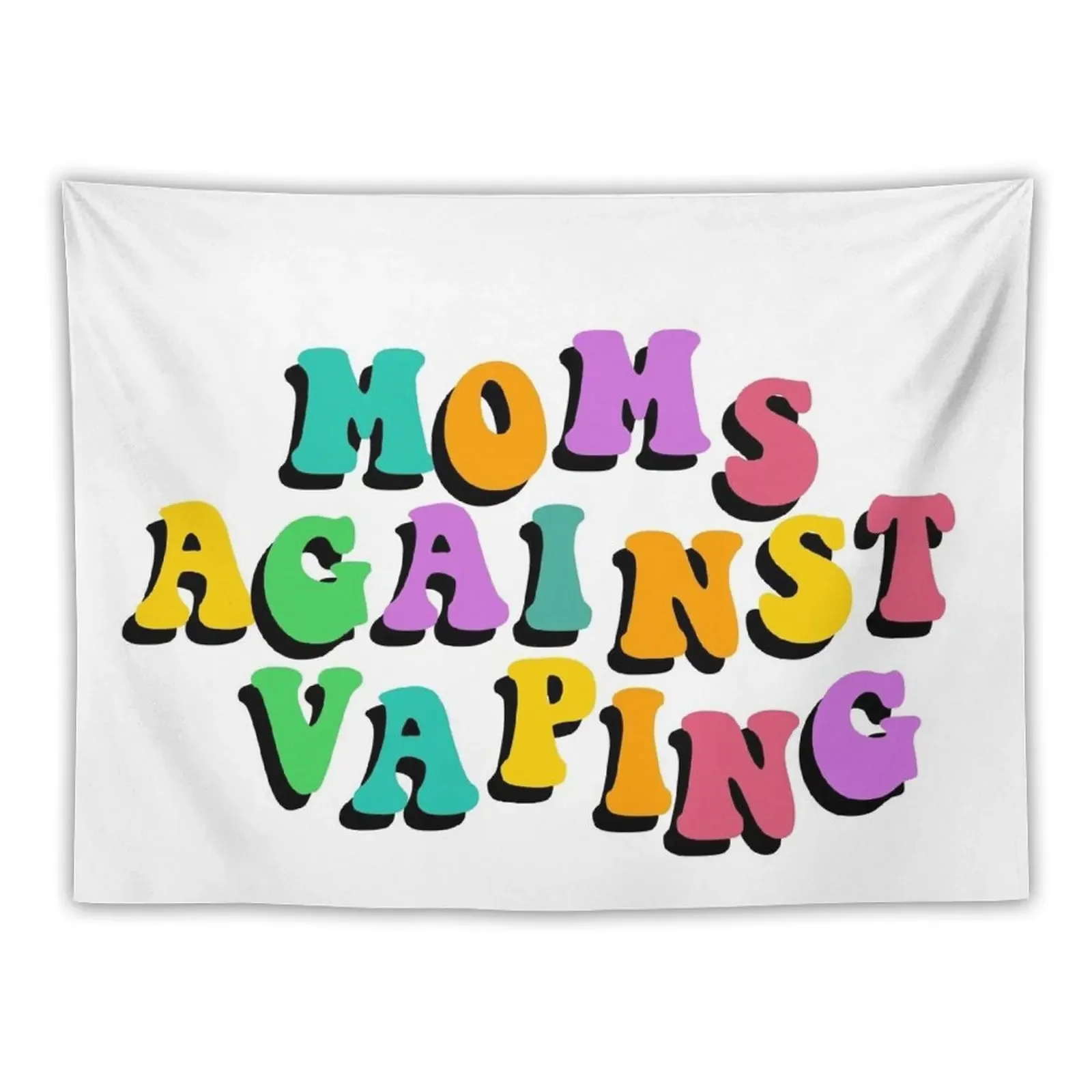 

moms against vaping Tapestry Room Design Room Decor Room Decoration Korean Style Tapestry