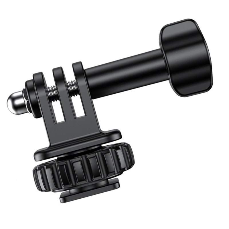 Universal 1/4 Screw Hole Mount Adapter For Hero13/12/11 Action Cameras Compatible for Tripod Accessories Double Claw Mount