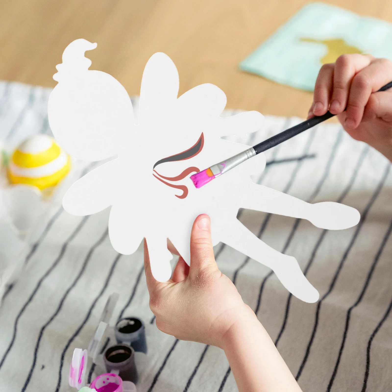 

20Pcs Blank Human Cutouts DIY Paintable Action Figures Child Handicrafts Classroom Decoration Cutouts Versatile Craft Material