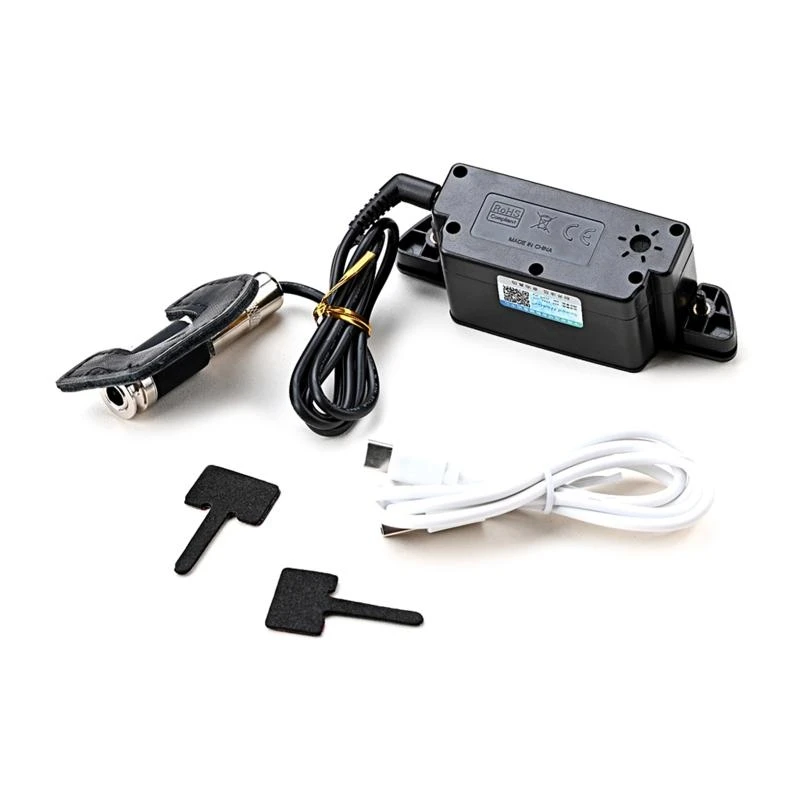   1Pc Guitar Active Pickups Soundhole Pickup with Mic Pickup for Acoustic Guitar
