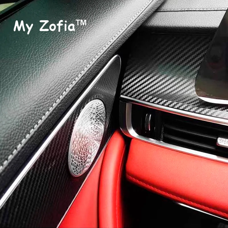 For Chery Tiggo 7 Pro Max 2023 2024 2025 CAR Carbon Fiber Stickers Interior Center Console Color Change Molding Sticker Decals