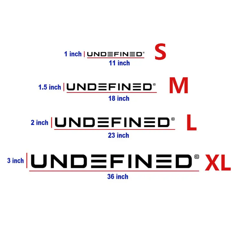Multi-size Car Stickers Vinyl Waterproof Personalized Letters Car Decoration Accessories Non-fading Decals