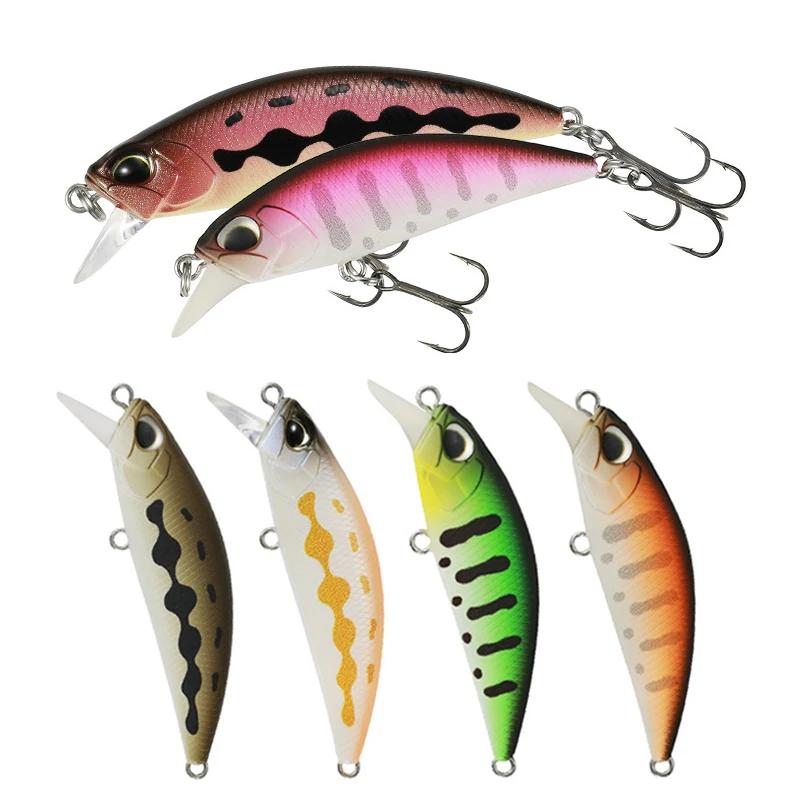 50mm 4.6g Mini Sinking Minnow Fishing Lures Artificial Baits for Bass Pike Carp Freshwater Jerkbait Swimbait Fishing Equipment image 4