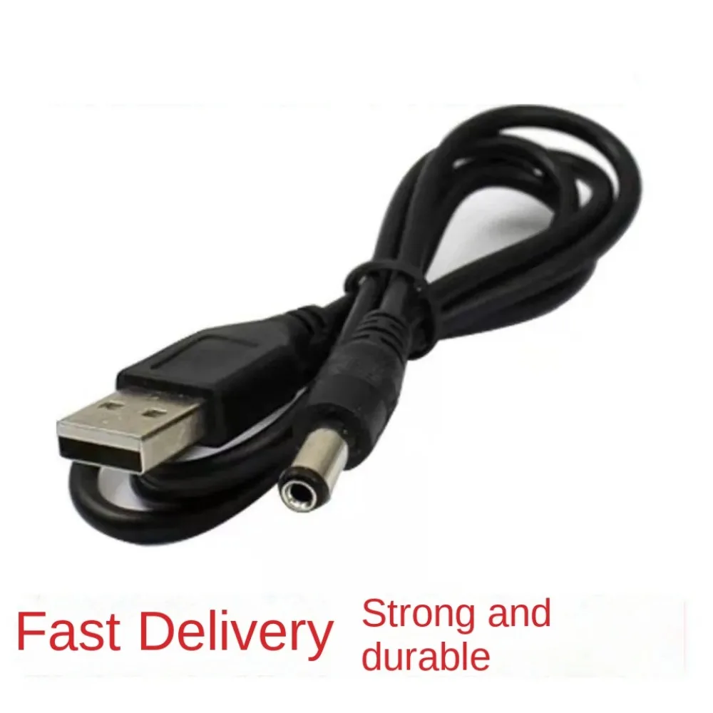 DC 5V to 9V/12V Cable Boost Converter Step-up Cord 2.1X5.5MM Plug Power Cable USB to DC for Wifi Router Modem Fan Speaker