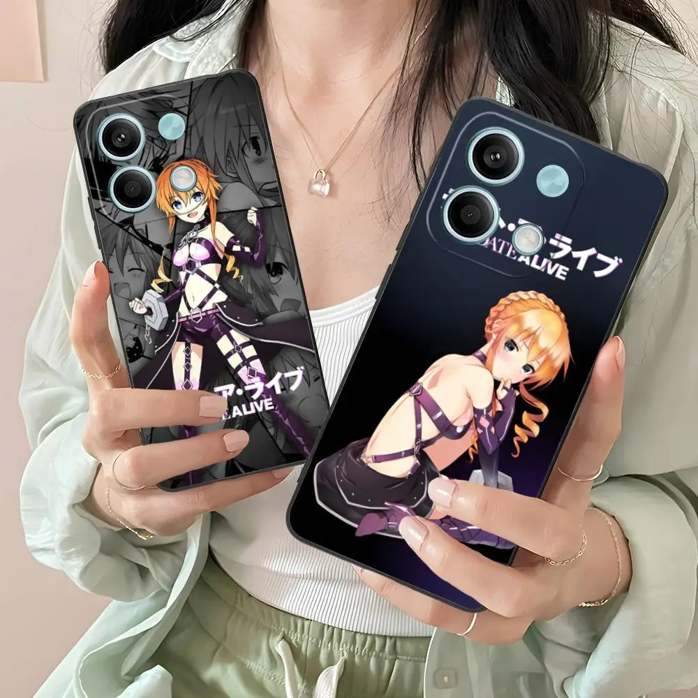 

Чехол для телефона Date a Live Yamai Kaguya для Xiaomi Redmi 15 14 13 12 A5 3 2 1 C Plus 4G 5G с красочным принтом, роскошный, красивый