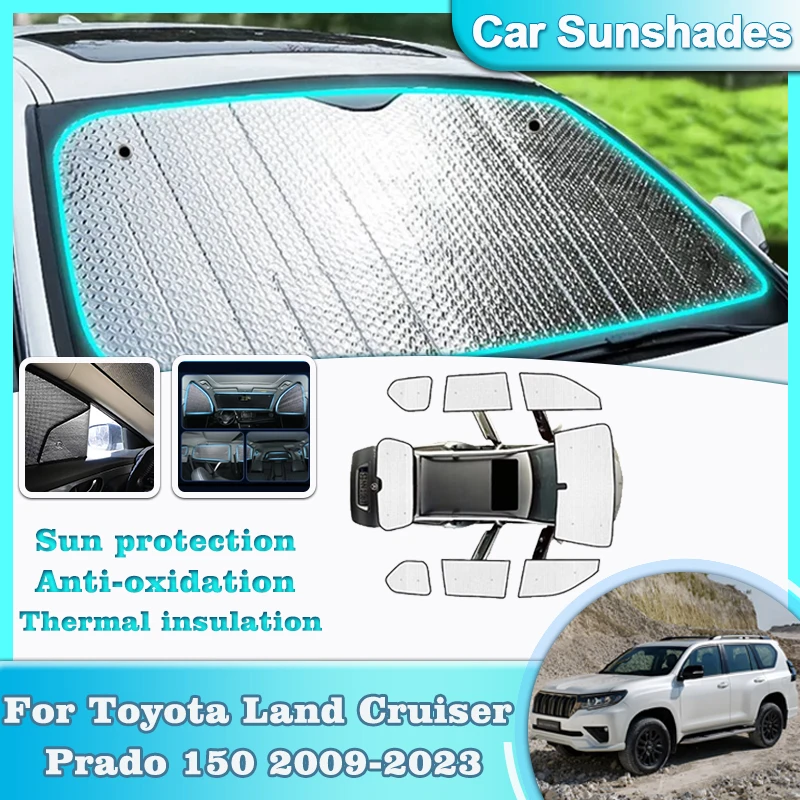 

Солнцезащитный козырек для автомобиля Toyota Land Cruiser Prado J150 2009-2023 Солнцезащитный козырек Солнцезащитные козырьки Покрытие окон Солнцезащитные шторки Автомобильные аксессуары
