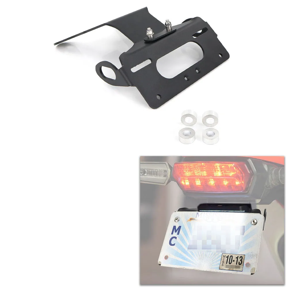 For Honda CRF1100L Africa Twin DCT ADV Sports 2020-2025 XL750 TRANSALP License Plate Holder Rear Tail Tidy Fender Eliminator kit