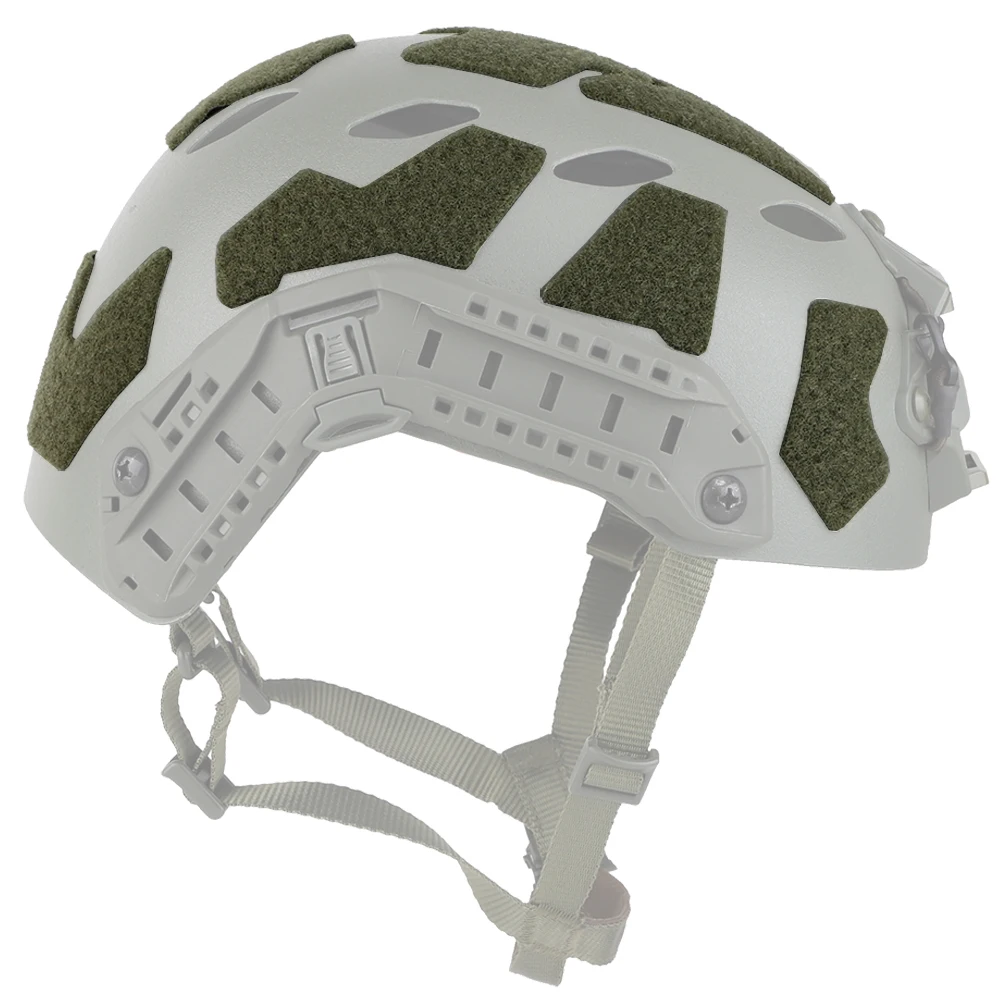 

11pcs FAST Helmet Magic Sticker,Tactical High Cut Helmet Patches Hook and Loop Sticky,Airsoft Shooting Fast Helmet Nylon Buckle