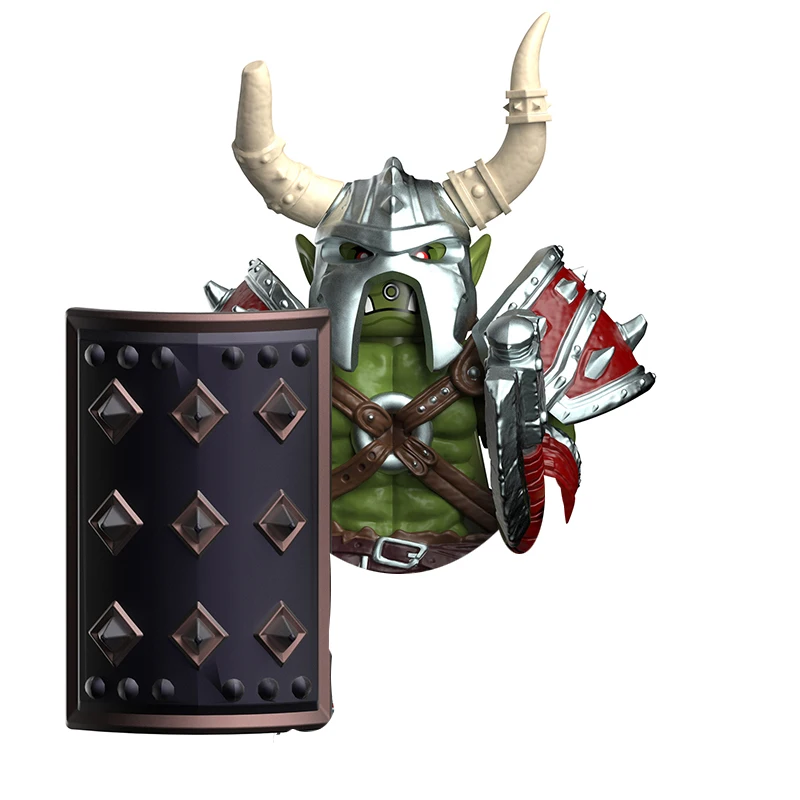 Briques retour vers le futur pour jouets Arthas Orc Dan Da Dan, cadeaux, Mini figurines d'action, blocs de construction pour enfants