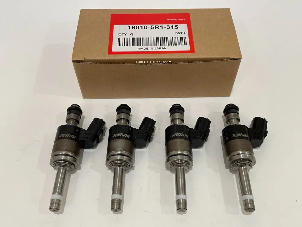 

4 NEW OEM FUEL INJECTORS 16010-5R1-305 FOR 15-20 FIT 13-16 VEZEL 1.5L